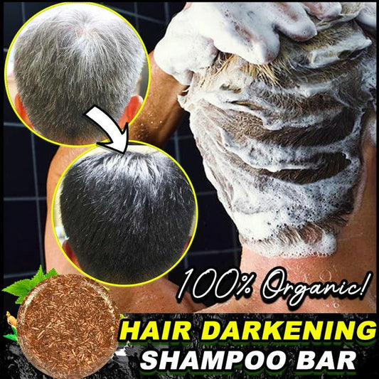 Organic Hair Darkening Shampoo Bar