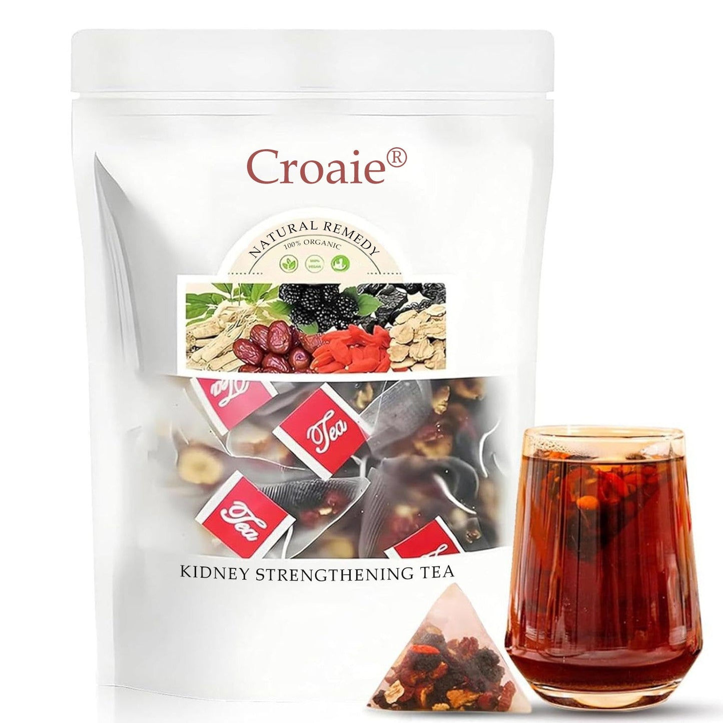 Croaieยฎ Natural Remedy Kidney Strengthening Tea (20 Tea bags) (๐๐% ๐๐ฝ๐ฝ ๐๐ก๐๐ฆ ๐๐ก ๐ญ๐ฌ ๐ ๐๐ก๐จ๐ง๐๐ฆ)