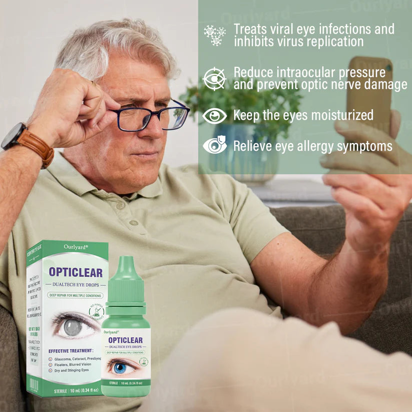 đ¨đťââď¸OurlyardÂŽ OptiClear DualTech Eye Drops â
ď¸ TGA Approved | Supports Presbyopia, Dry Eyes, Glaucoma & Cataracts đŚ