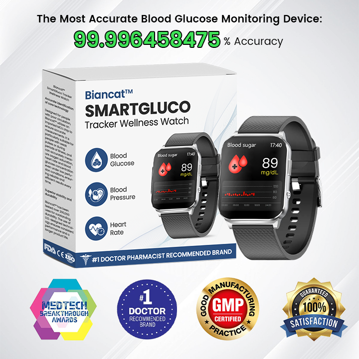 Biancat™ SmartGluco Tracker Wellness Watch 14