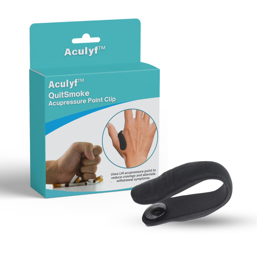 Aculyf™ QuitSmoke Acupressure Point Clip - 👩⚕️ Recommended by Experts! 🔥 80% Limited Discounts! 💰