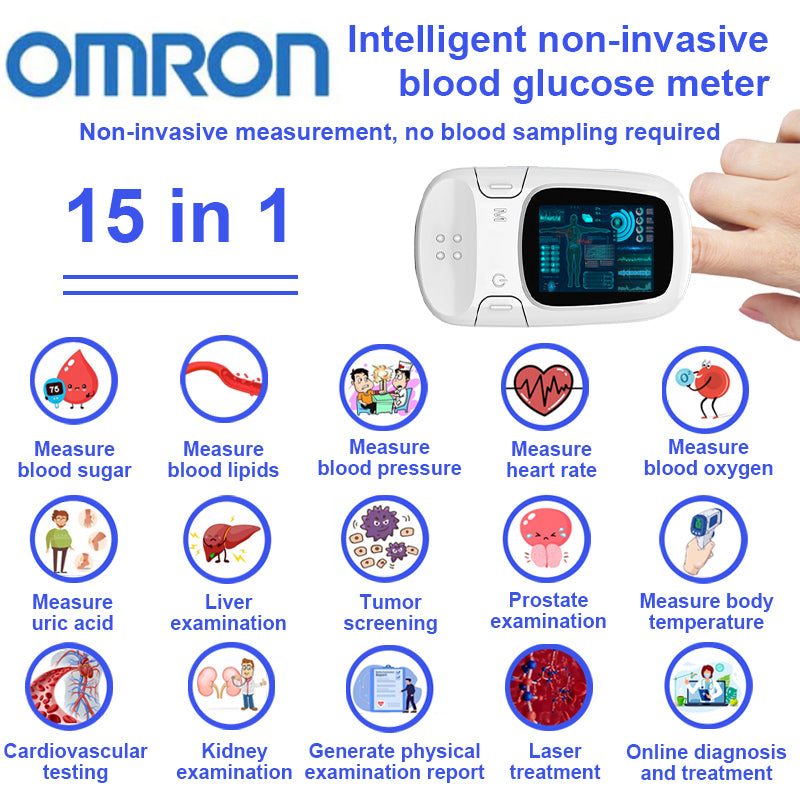 【15 in 1】OMRON's new intelligent multi-functional non-invasive blood glucose meter