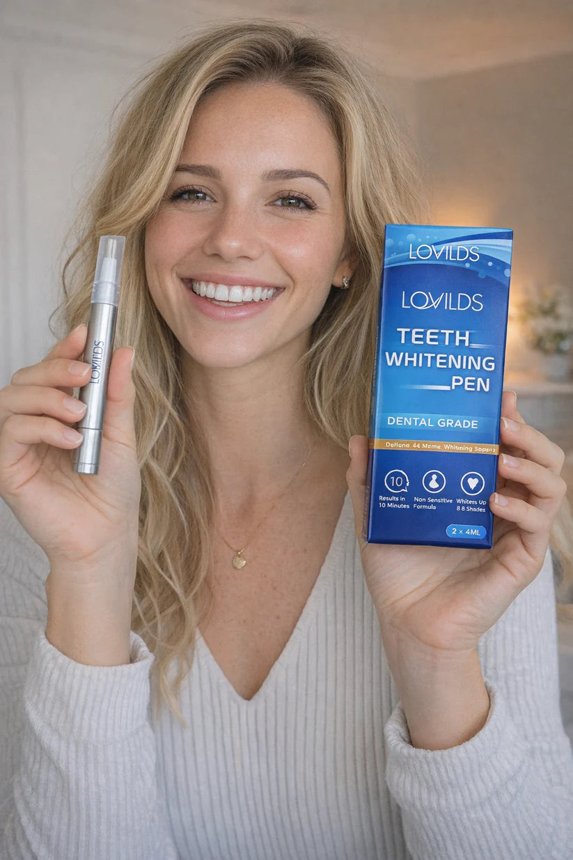 💎💎💎Brighten Your Smile, Sparkle Your Day! ✨😁🦷LOVILDS 35%CP Teeth Whitening Pen ( Mint Flavor, Enamel Safe, Dentist Formulated, 10 Min Fast Whitening)