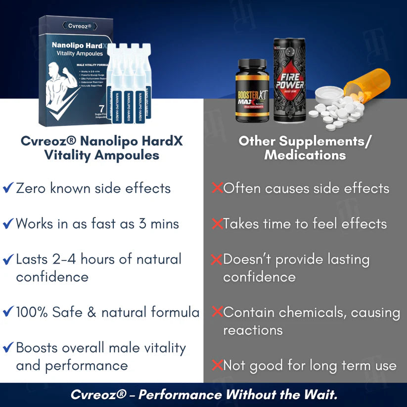 đ„The FDA-Approved Solution | CvreozÂź Nanolipo HardX Vitality Ampoules
