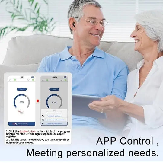 ROSOPL Bluetooth Hearing Aids ITE (App Controlled)