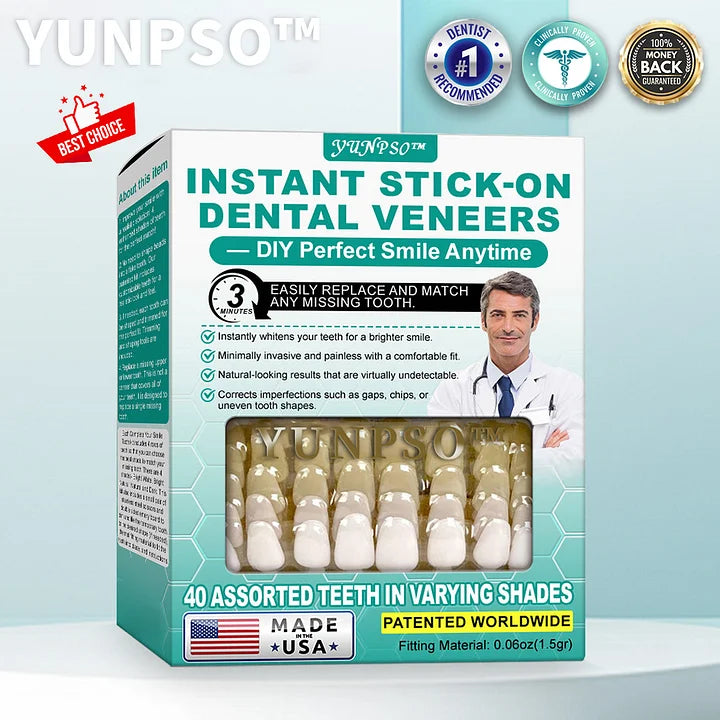 🧑⚕️🦷 YUNPSO™ Instant Stick-On Dental Veneers
