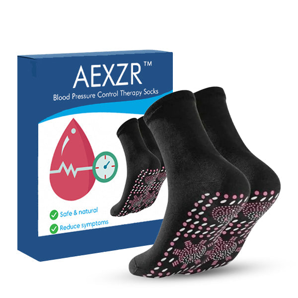 AEXZR™ Blood Pressure Control Therapy Socks - 👩⚕️ Recommended by Experts! 🔥 30-Days Money-Back Guarantee! 💰