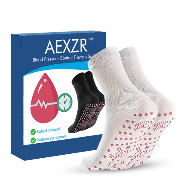 AEXZR™ Blood Pressure Control Therapy Socks - 👩⚕️ Recommended by Experts! 🔥 30-Days Money-Back Guarantee! 💰