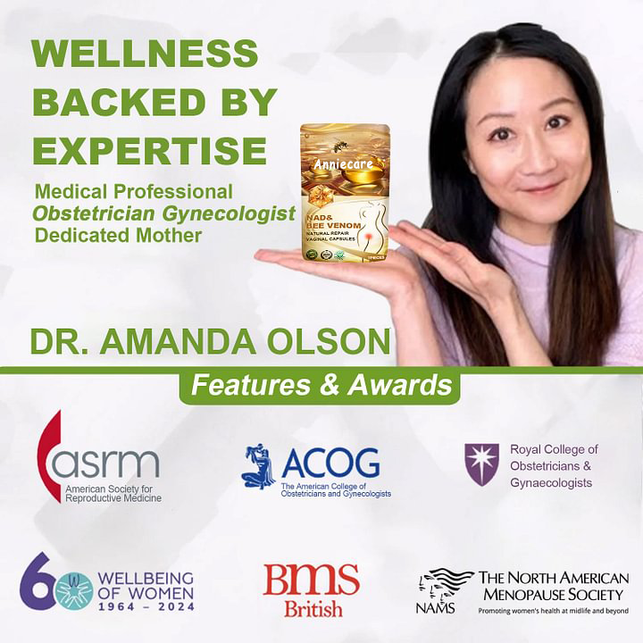 Anniecare® Bee Venom Natural Recovery Capsules - Supports female hormone balance, pH balance, menopause and skin health