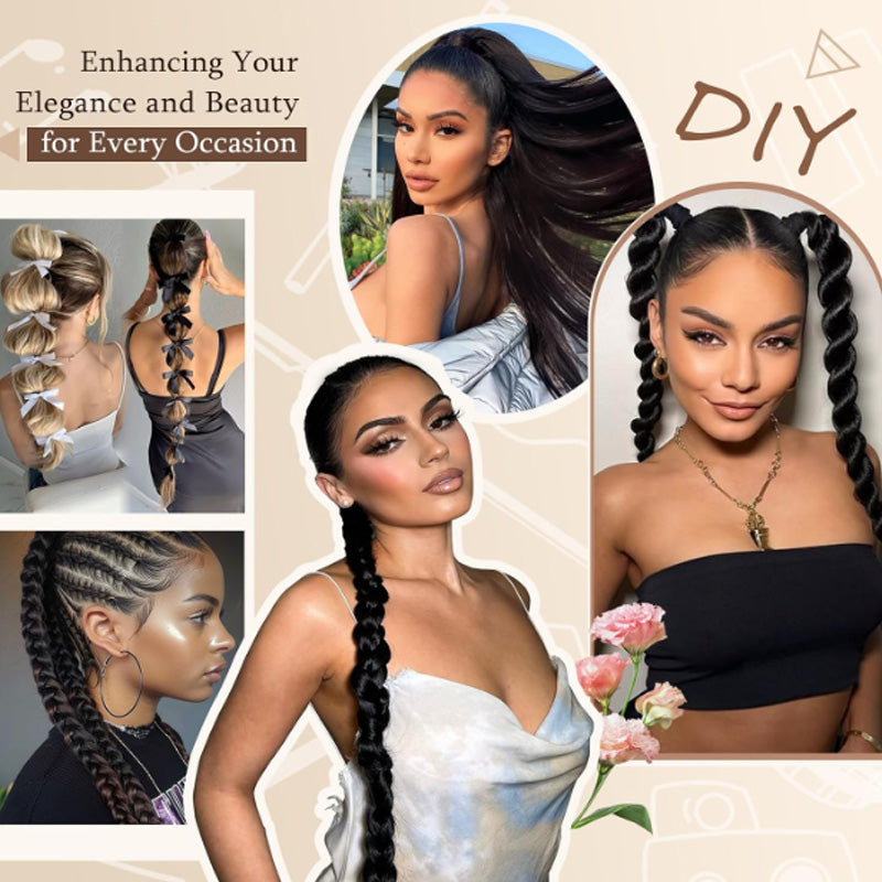 45CM High Temperature Silk Ponytail Hair Extension