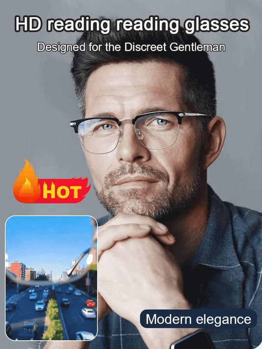 Intelligent Zoom Ultra Light Anti-Blue Light Reading Presbyopic Glasses