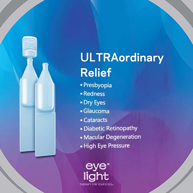 🔥EYELIGHT™ Ultra Eye Therapy Lubricant Eye Drops, Perservative Free, Prevent and Relieve Eye Diseases