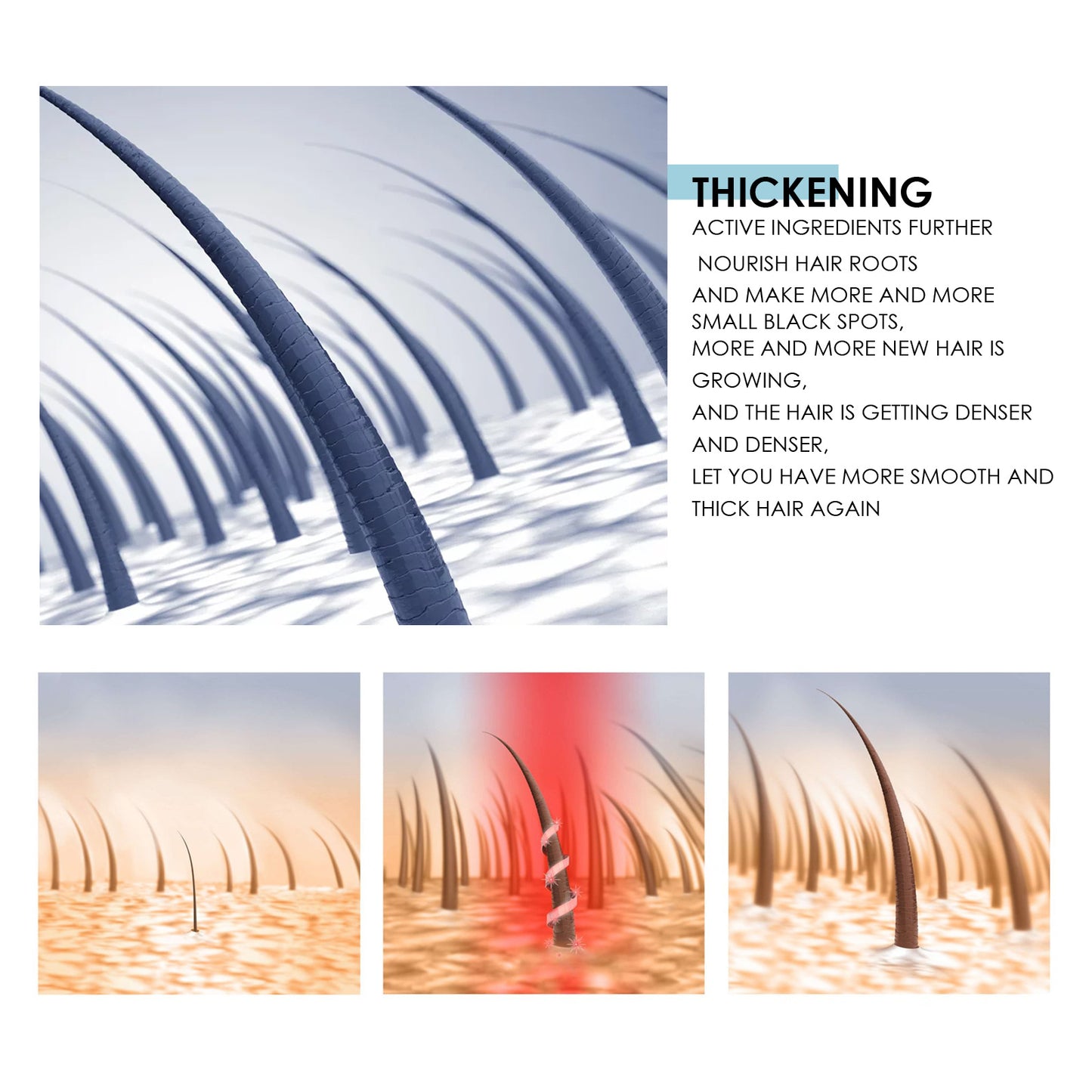 Get extra 50% off now! Through trichologist test, 3-4 PCS will completely Regrow your hair and will never fall off again.