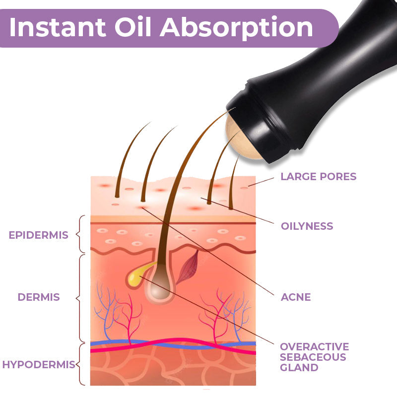 đ„Last Day Promotion-Up To 50% OFFđ„Facial Oil Control Volcanic Stone Roller