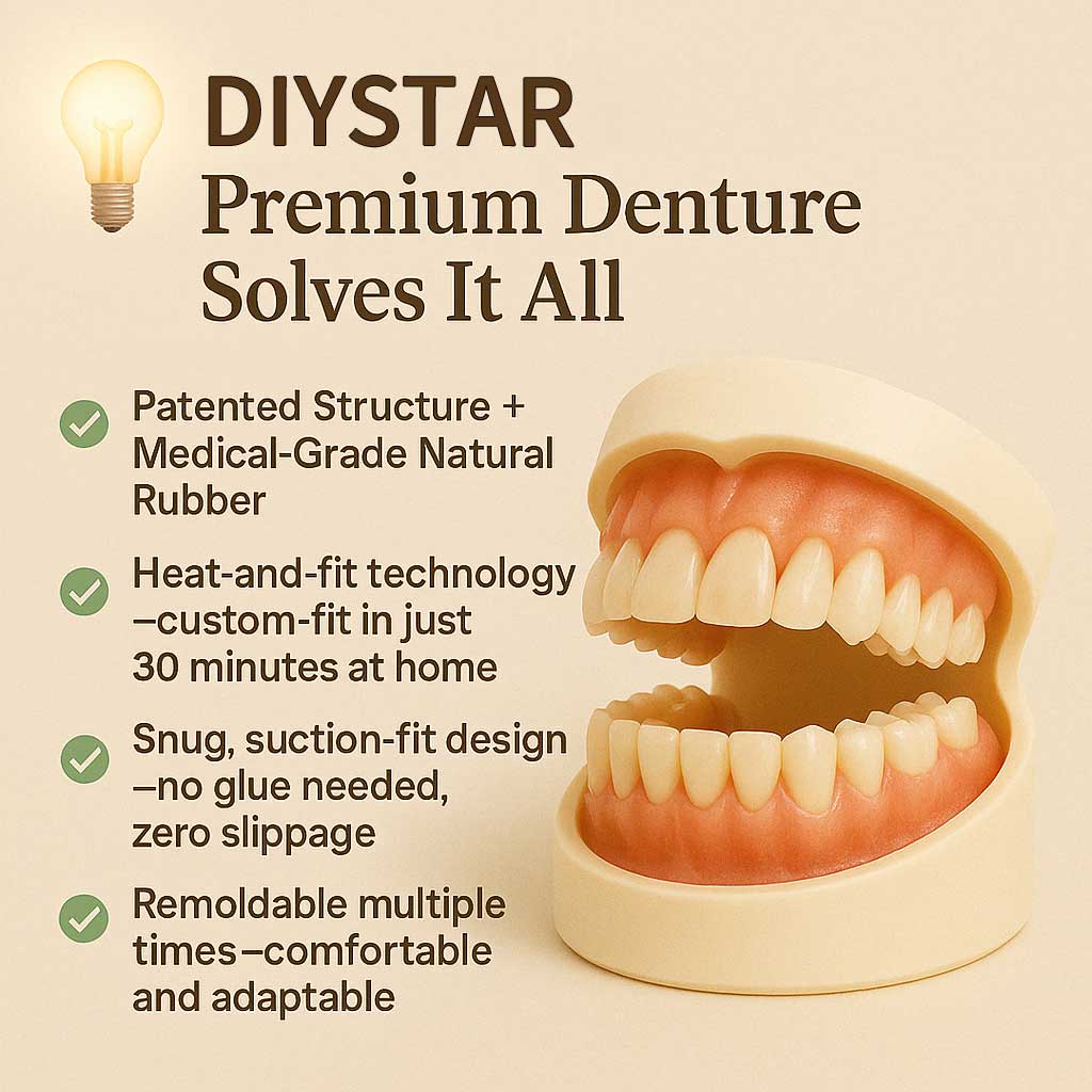 DIYSTAR™ - Premium Denture Set🦷 (⏰Limited Time Discount⏰)