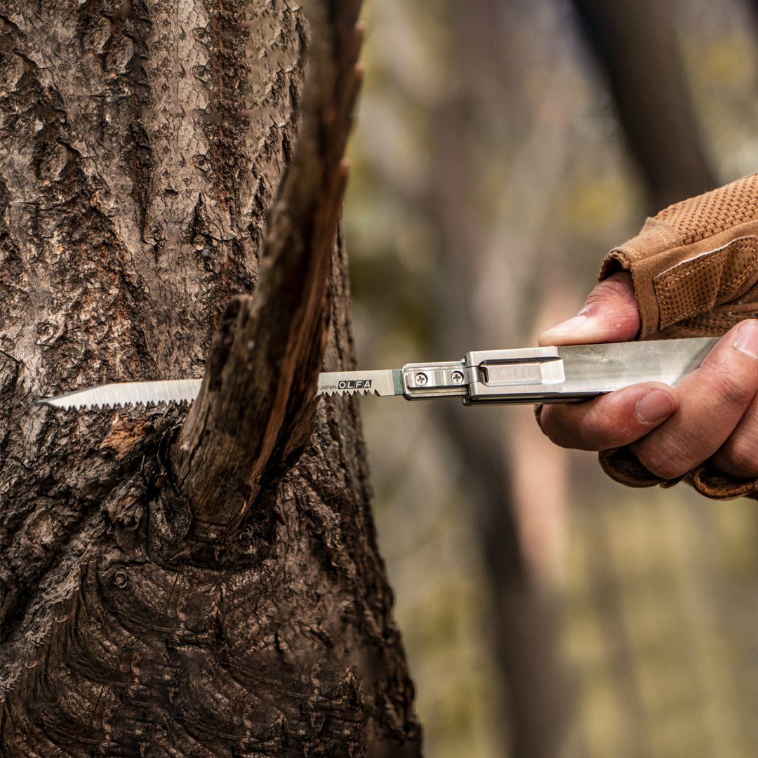 Tissaw: a CNC-Machined Titanium Folding Hand Saw