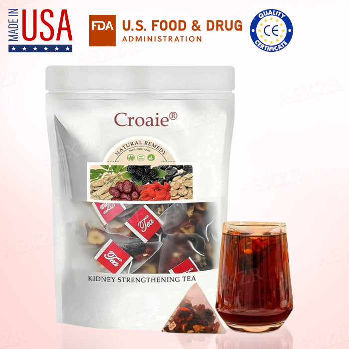 Croaie® Natural Remedy Kidney Strengthening Tea (20 Tea bags) (𝟟𝟘% 𝕆𝔽𝔽 𝗘𝗡𝗗𝗦 𝗜𝗡 𝟭𝟬 𝗠𝗜𝗡𝗨𝗧𝗘𝗦)