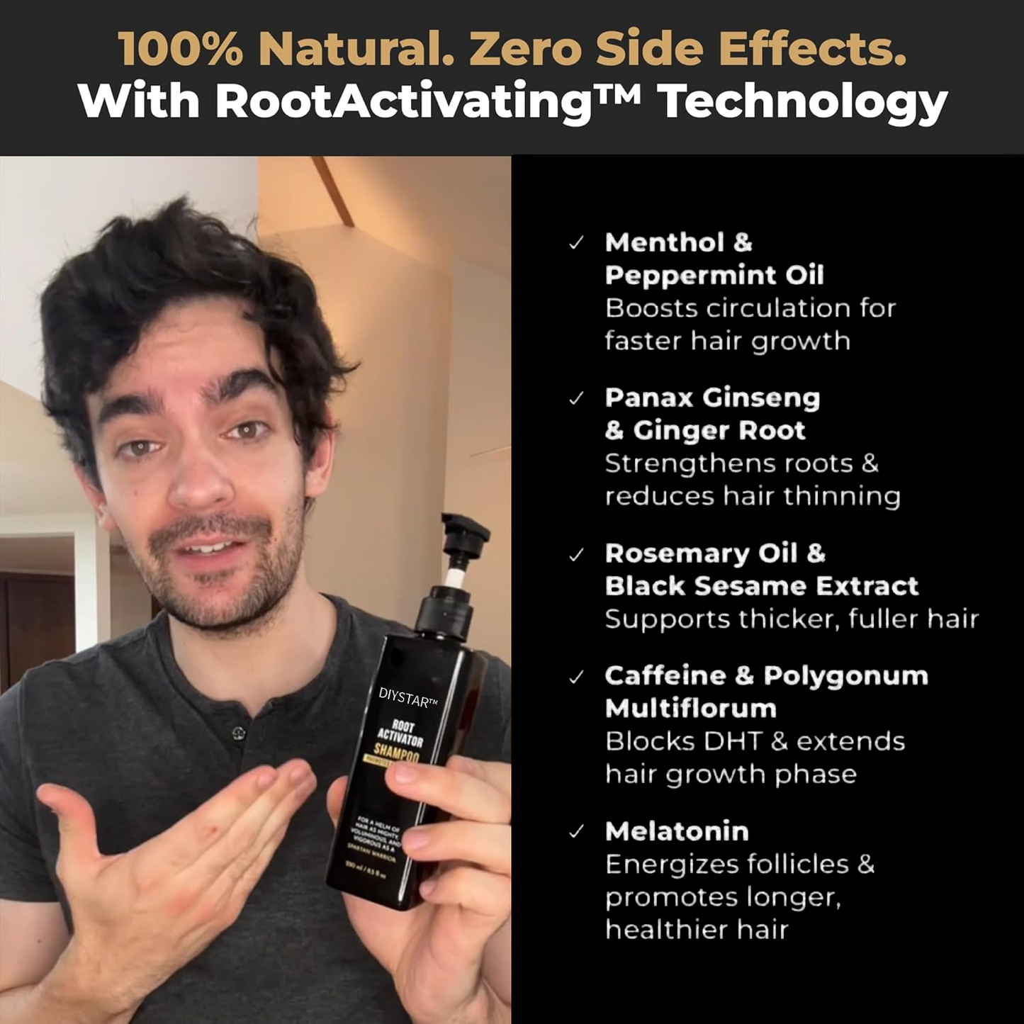 Easter Sale Countdown!⏰DIYSTAR™Root Activator Shampoo- Regain a full head of hair in just 4 weeks!