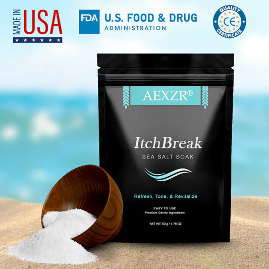 AEXZR® ItchBreak Sea Salt Soak✨ Your Clinical-Grade Foot Spa: The Triple-Action Soak That Eradicates Itch & Fungus For Good.