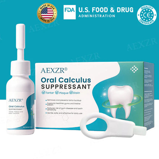 AEXZR® Oral Calculus Suppressant✨𝗙𝗶𝗴𝗵𝘁 𝗧𝗮𝗿𝘁𝗮𝗿 𝗘𝗳𝗳𝗲𝗰𝘁𝗶𝘃𝗲𝗹𝘆!✨