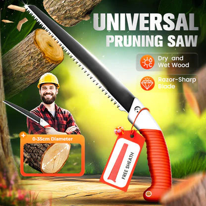 🍃👍Lightweight and sharp universal pruning saw with sheath