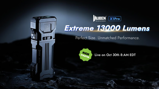 WUBEN X1Pro — 13,000 Lumens. Compact Power, Redefined.