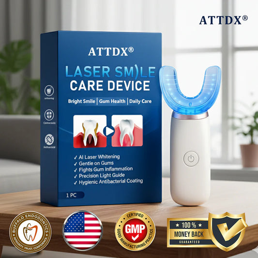 Laser Smile Care Device — 🦷 Bright Smile · Gum Health · Daily Care