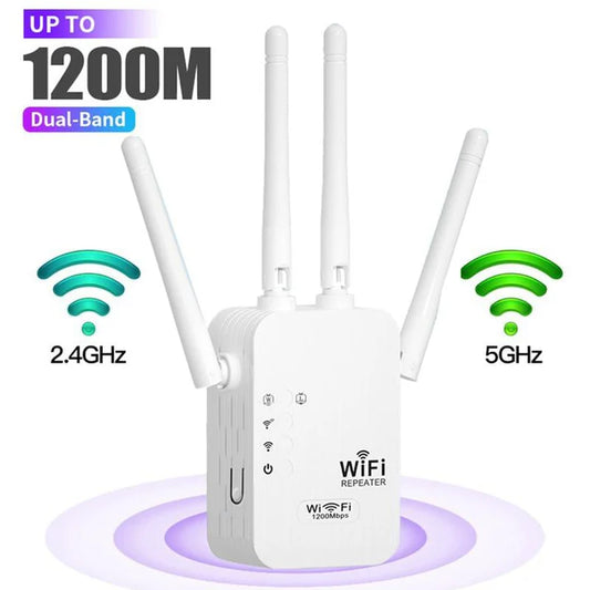 📶 2026 HOT SALE: 50% OFF! 🚀 WiFi Extender 1200Mbps Dual Band – Covers 10,000 sq.ft, Supports 50 Devices & Easy Setup 🌐