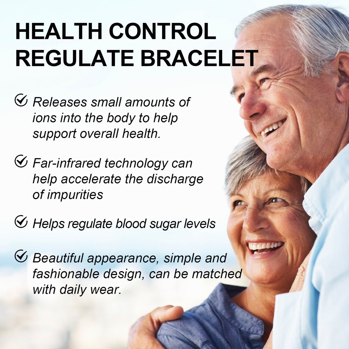 Hematite Health Control Bracelet