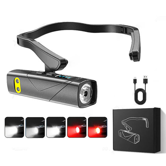 💡 60% OFF NOW! 🔥 LED Rechargeable Ear Headlamp - Ultra-Light & Hands-Free, Perfect for Running and Night Activities ✨