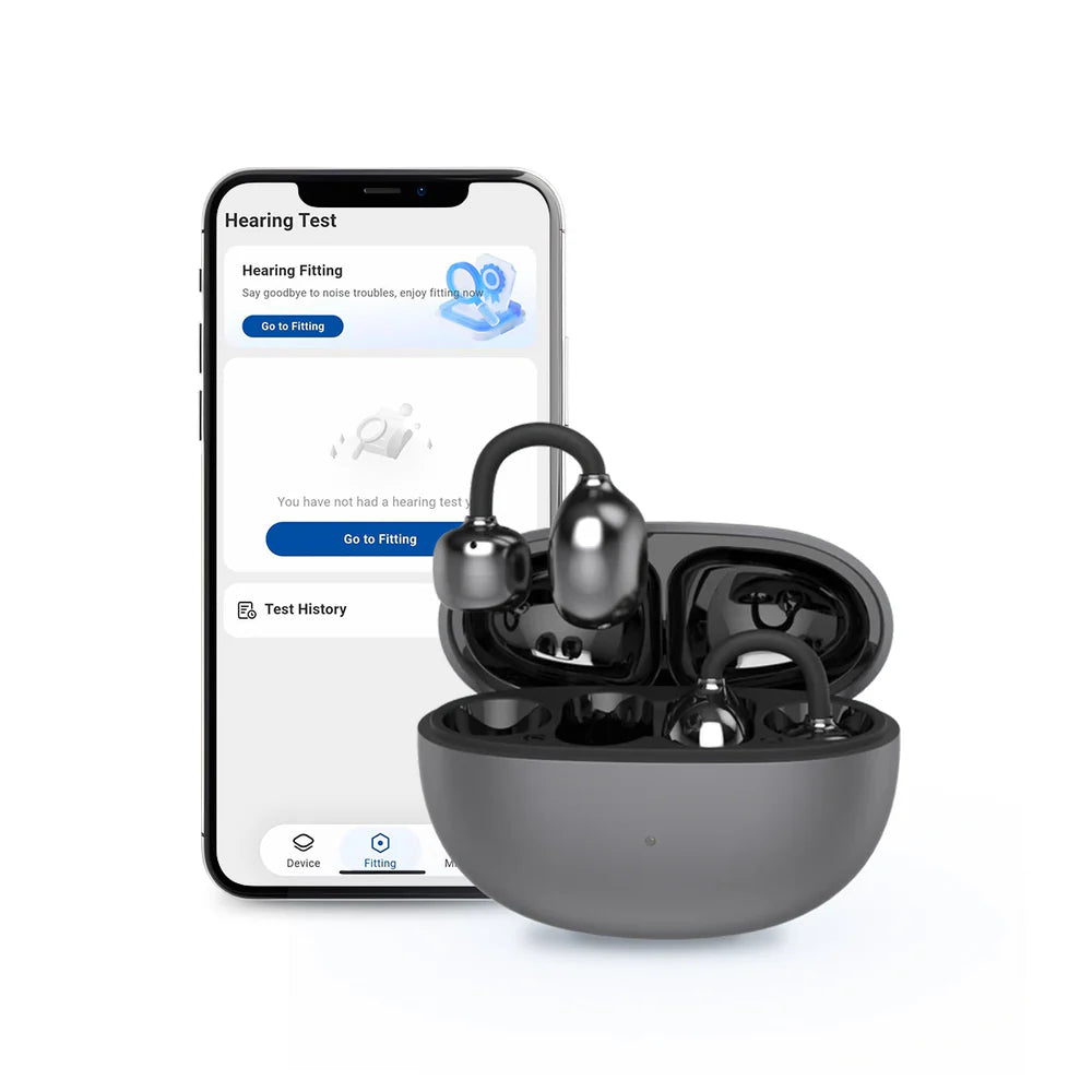 Mearsun   OW17(MC02)   Bone   &   Air   Conduction   Clip-on   Hearing   Aid   for   Effortless   Hearing