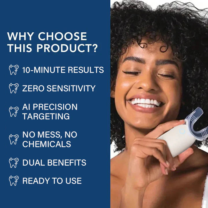 Laser Smile Care Device — 🦷 Bright Smile · Gum Health · Daily Care