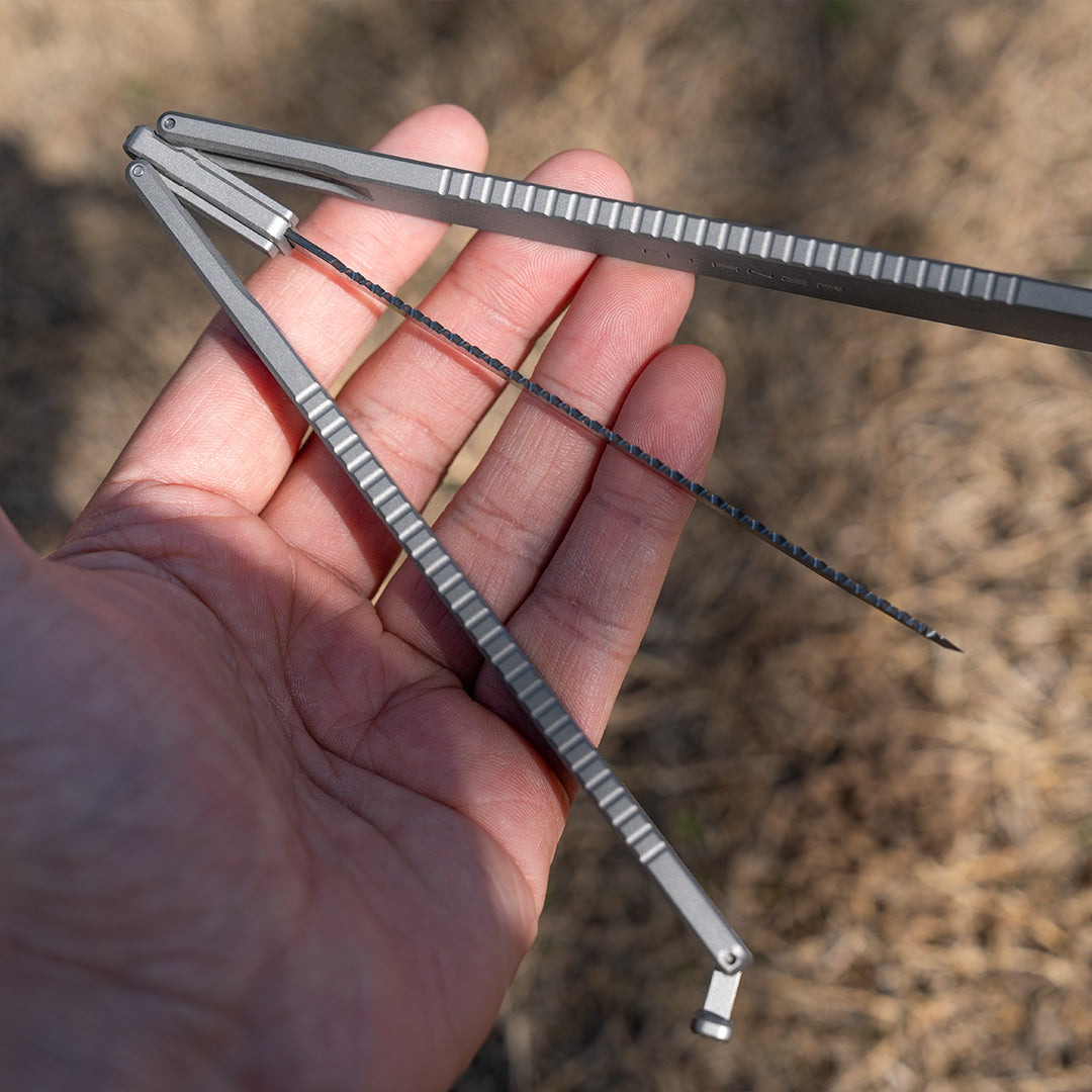 Tissaw: a CNC-Machined Titanium Folding Hand Saw