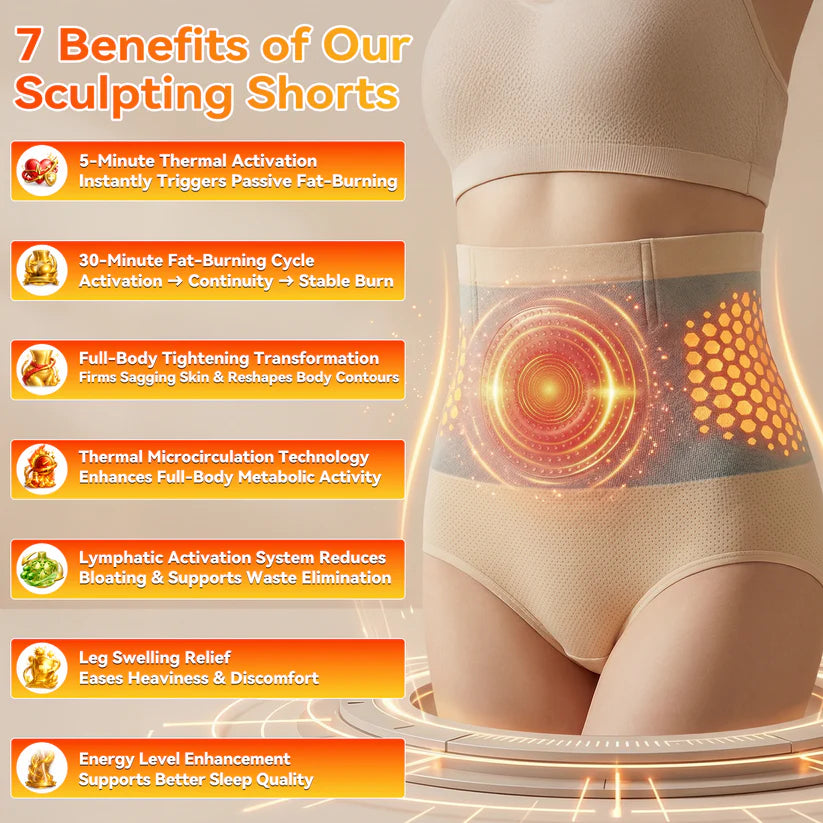 DIVIFIT® 2026 NEW RELEASE 𝐌𝐨𝐫𝐢𝐧𝐠𝐚 & 𝐁𝐞𝐫𝐛𝐞𝐫𝐢𝐧𝐞 4‑In‑1 Micro‑Particle Sculpting & Fat‑Burn Shorts