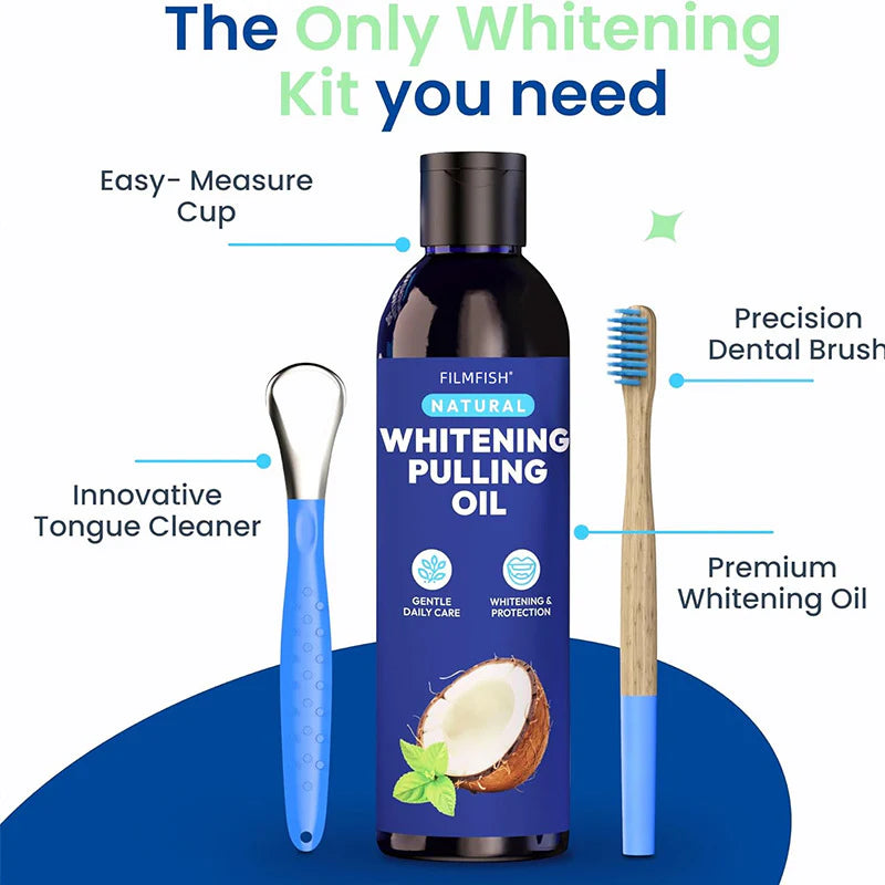 🥥🌱 Coconut + Mint Oil Pulling | Bright Smile, Fresh Confidence