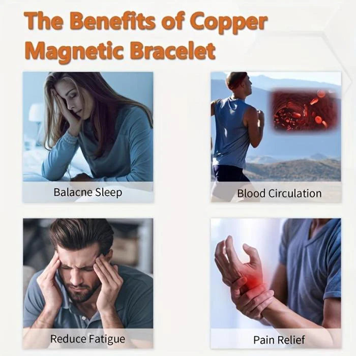 Copper magnetic bracelet——Relieve fatigue and promote blood circulation❣️❣️