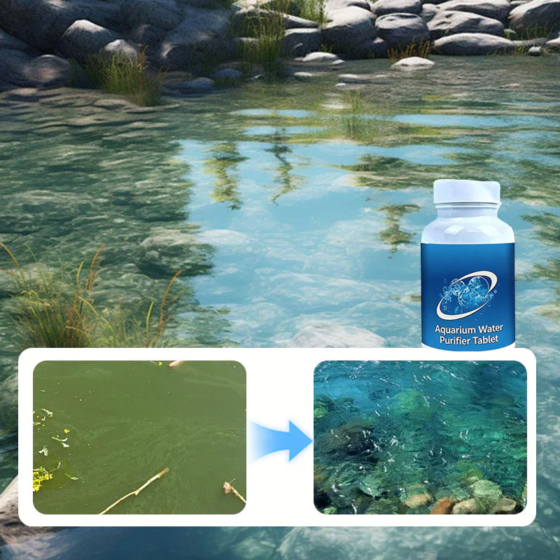 Aquarium & Pond Water Purifier Effervescent Tablets