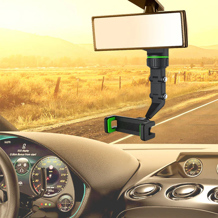 Set Multifunctional-Rotatable Mobile Phone Holder & Mobile Phone Holder With Compass & LED Light For Two-Wheels