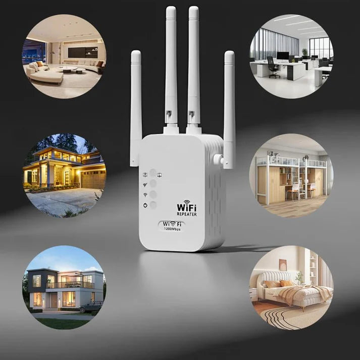 📶 2026 HOT SALE: 50% OFF! 🚀 WiFi Extender 1200Mbps Dual Band – Covers 10,000 sq.ft, Supports 50 Devices & Easy Setup 🌐