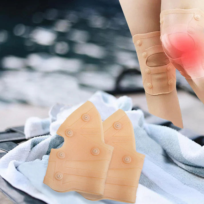 Waterproof Silicone Knee Pads With Built-in Magnets (2 Pieces)