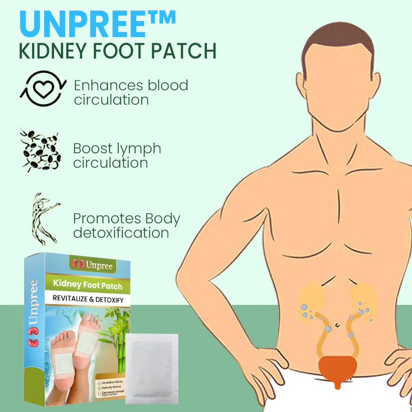 2026 Limited 70% OFF 🌱 Unpree™ Kidney Foot Patch - Detox & Revitalize Naturally