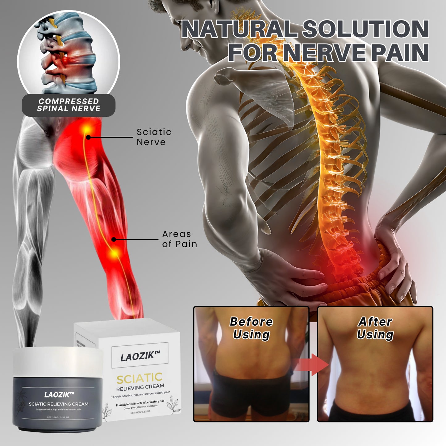 LAOZIKTM  Sciatic Relieving Cream