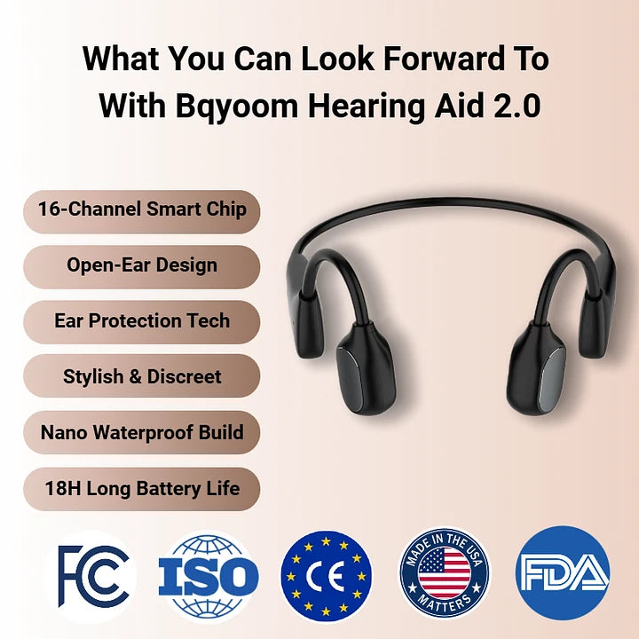 🎁Limited Holiday Offer🎄Bqyoom X1 Hear the Joy Again — Smart Bone Conduction Hearing Headphones 1
