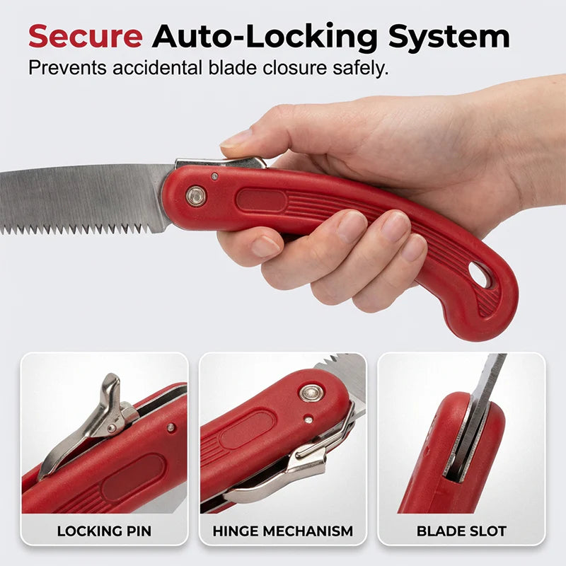 Compact Folding Saw with SK5 Steel Blade