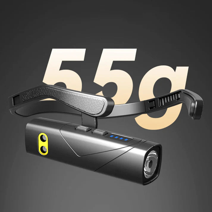 💡 60% OFF NOW! 🔥 LED Rechargeable Ear Headlamp - Ultra-Light & Hands-Free, Perfect for Running and Night Activities ✨