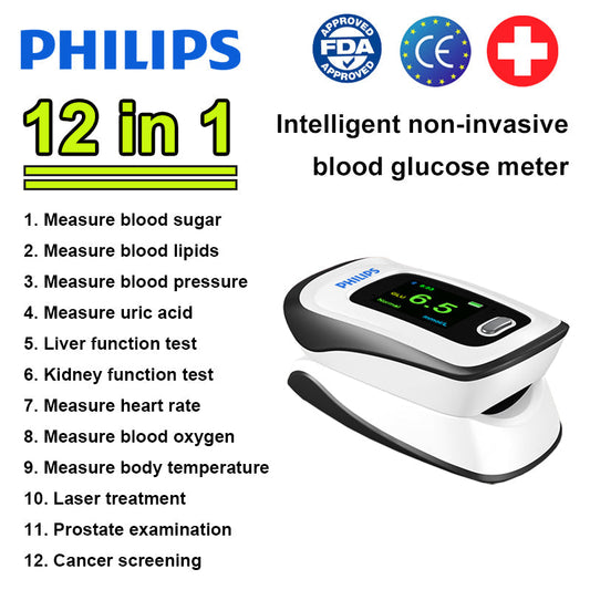 【12 in 1】The latest non-invasive smart blood glucose meter from Philips