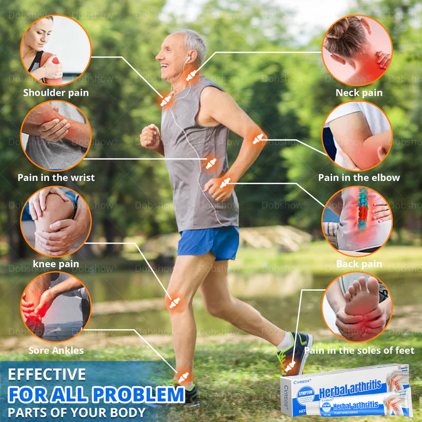 Cvreoz® Herbal arthritis relief cream：Joint & Muscle Pain – Deep Penetration, Instant Comfort