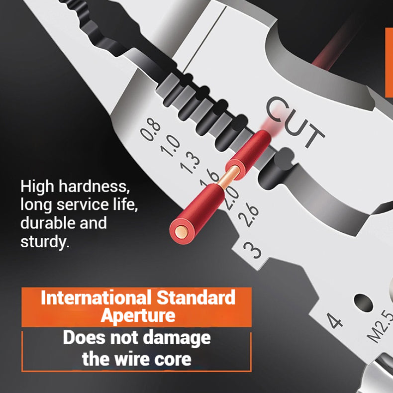 🔥🔩Multifunctional foldable test pliers with two-color non-slip handle, practical and effortless.✨