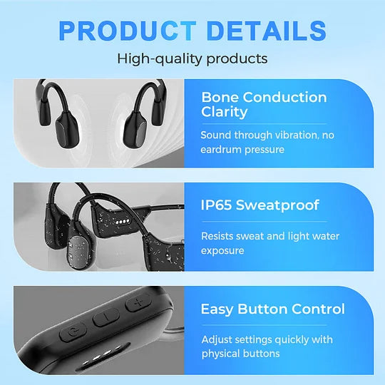 Feel the Joy. Shop the Season 🎄💖 💥 LIMITED TIME OFFER!🔥YUNPSO Bone Conduction Smart Hearing Aid Bluetooth Earphones