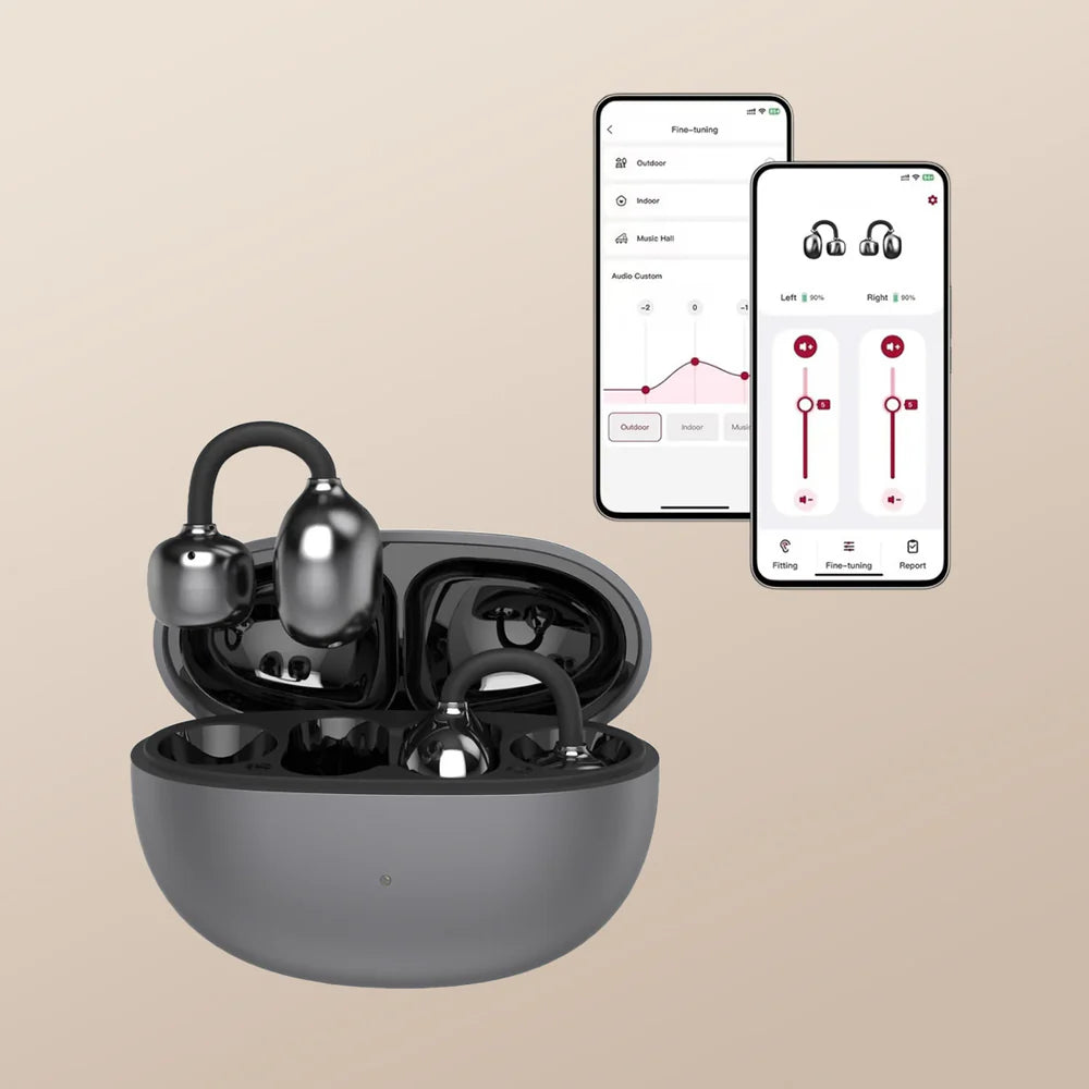 Mearsun   OW17(MC02)   Bone   &   Air   Conduction   Clip-on   Hearing   Aid   for   Effortless   Hearing